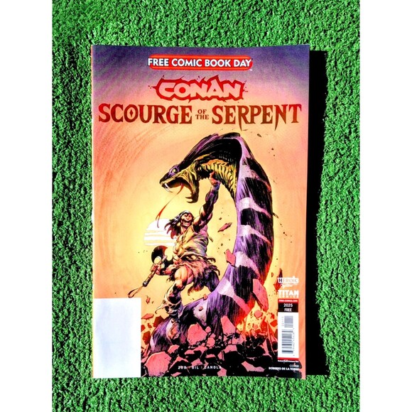 Conan Scourge Of The Serpent Free Comic Book Day+Roberto De La Torre Art Card - Picture 3 of 6